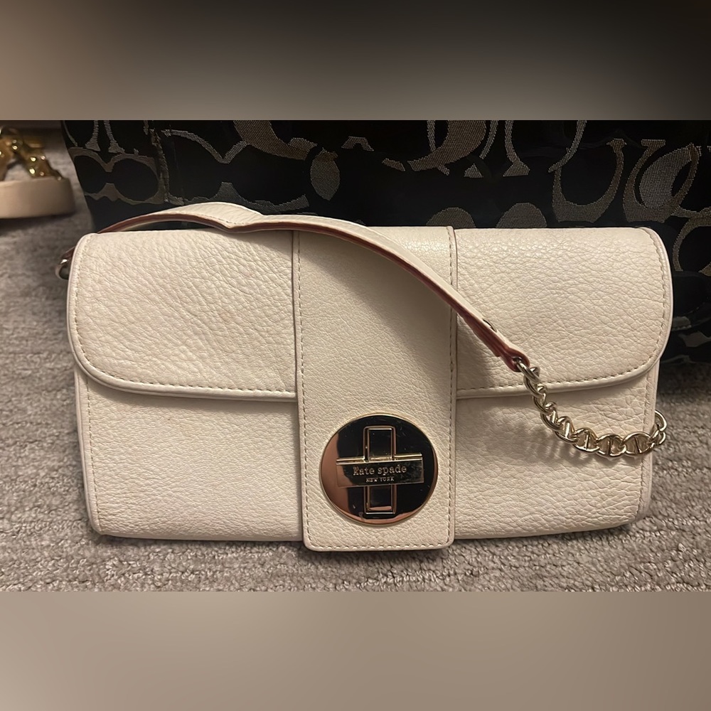 Kate Spade Cream Shoulder Bag